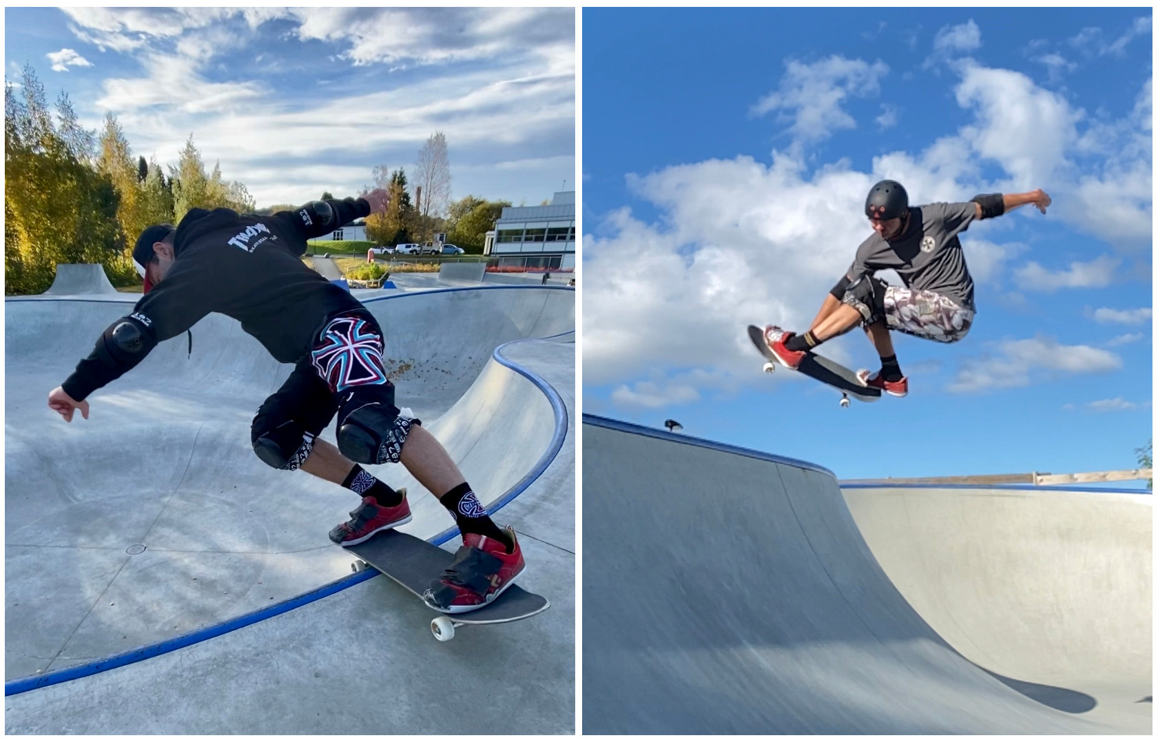 Bent Rune - Rock 'n roll, samt en pen frontside air.